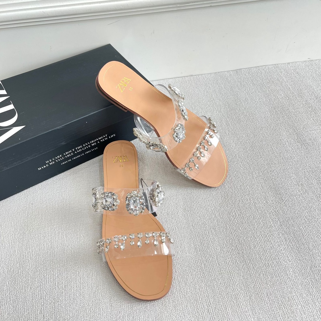 SANDAL WANITA ZS-3752 FLAT NUDE