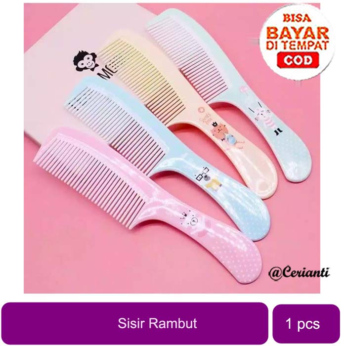 SISIR RAMBUT ANTI KUSUT BT 21 PANJANG 22 CM