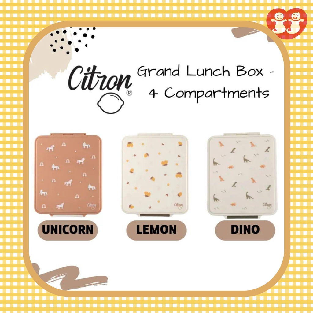 Citron Grand Lunchbox - Lunchbox Kotak Bekal Makan Anak ORIGINAL