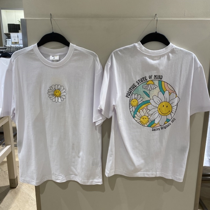 Kaos Pria Smiley H&M Original Store