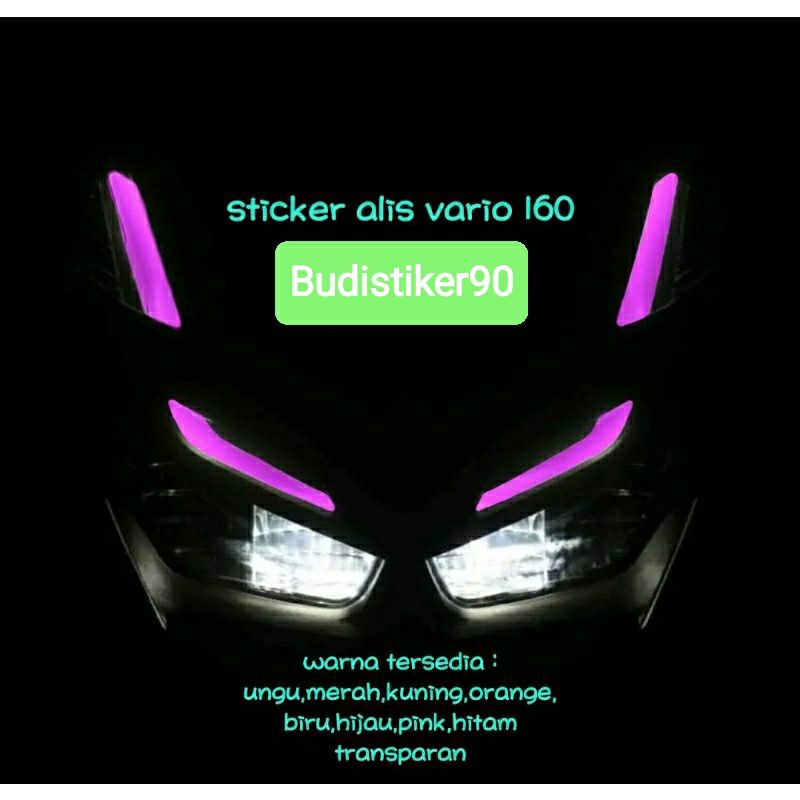 Stiker alis transparan Vario 160cc