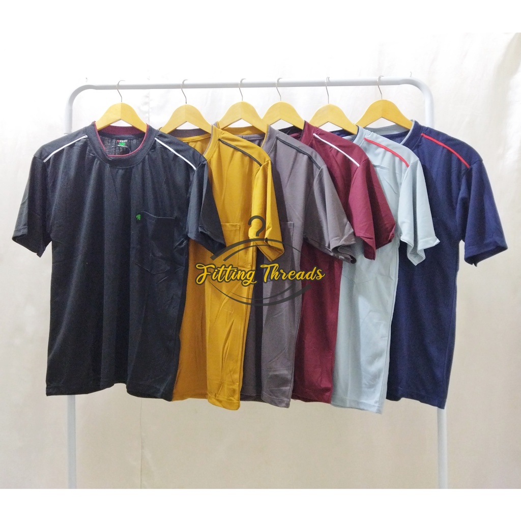 Kaos Polos Pria Dewasa / Kaos Cowok Lengan Pendek / Atasan Kaos Oblong Polos Pendek Laki Laki