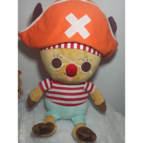 Boneka pl import tony tony chopper ori one piece jumbo free 1 bear