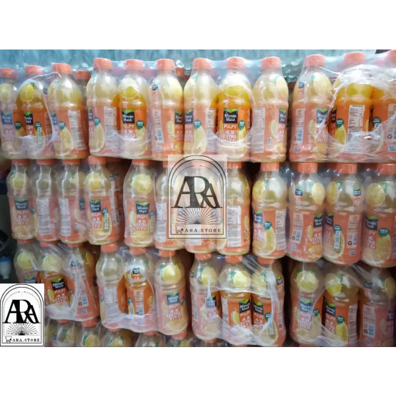 Pulpy Orange 300ml/Soft Drink 300ml Pulpy Orange (1pack isi 12botol)