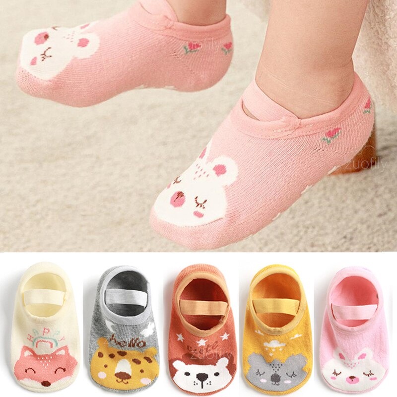 COD - Kaos kaki Anak Anak unisex kaos kaki karakter Anak lucu SLIP karakter HEWAN lucu