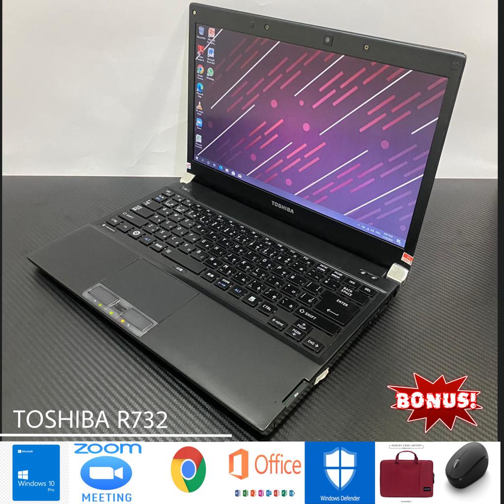 LAPTOP Toshiba Dynabook R732 H Memory 4GB Storage 320GB HDD Prosesor Intel Core i5 G-3340M / CPu @ 2.70GHz