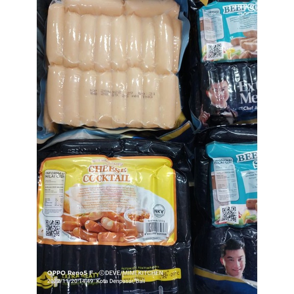 

Kanzler Sosis Cheese Cocktail 500gr (31pc)