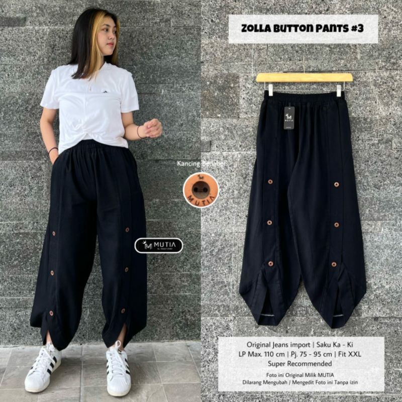 ZOLLA BUTTON PANTS #3 ORI MUTIA | Jeans Import