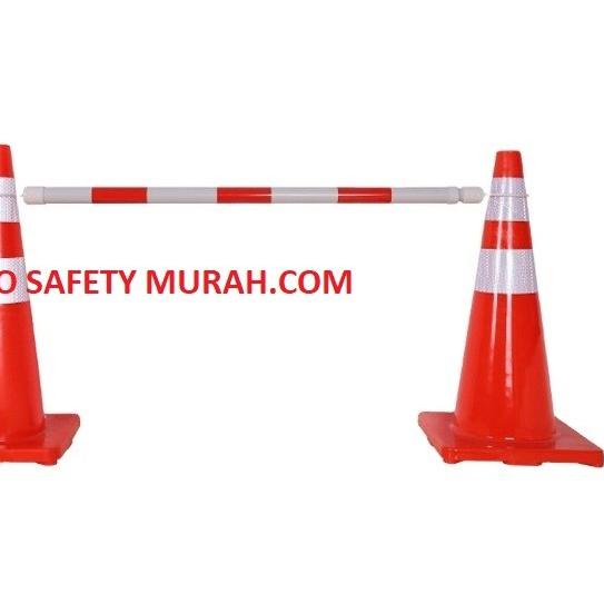 

Retractable Cone Bar / Penghalang jalan - Merah Putih