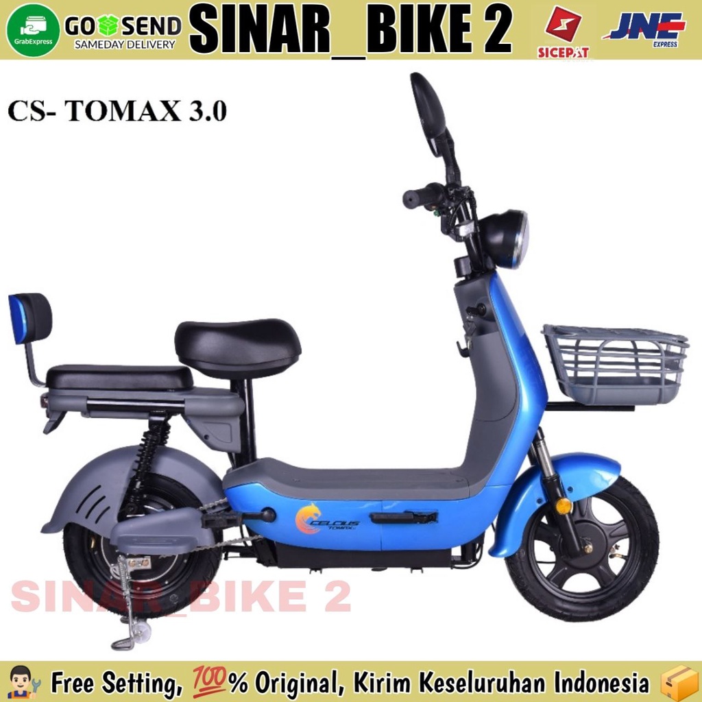 Sepeda Motor Listrik  Odessy CELCIUS Tomax 3.0 Electric E-Bike