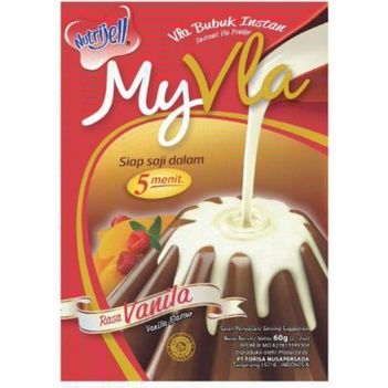 

Nutrijell My Vla/ Vla Bubuk Instan Vanilla 60Gr
