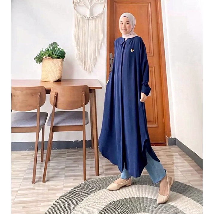 NADINE MIDI DRESS / DRESS MUSLIM WANITA TERBARU