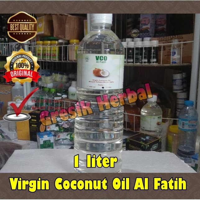 VCO 1 Liter Virgin Coconut Oil MInyak Kelapa Murni Al Fatih