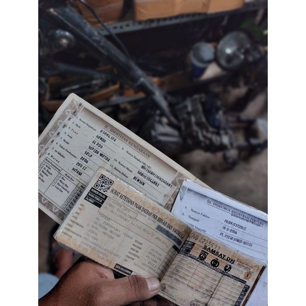 Surat tiger 2006 plat B off 2017,leter tiger 2006 pnp cb gl mp tiger