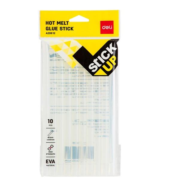 

Deli Glue Gun Refill Isi ulang Lem Tembak isi 10 pcs 11mmx20cm EA29912