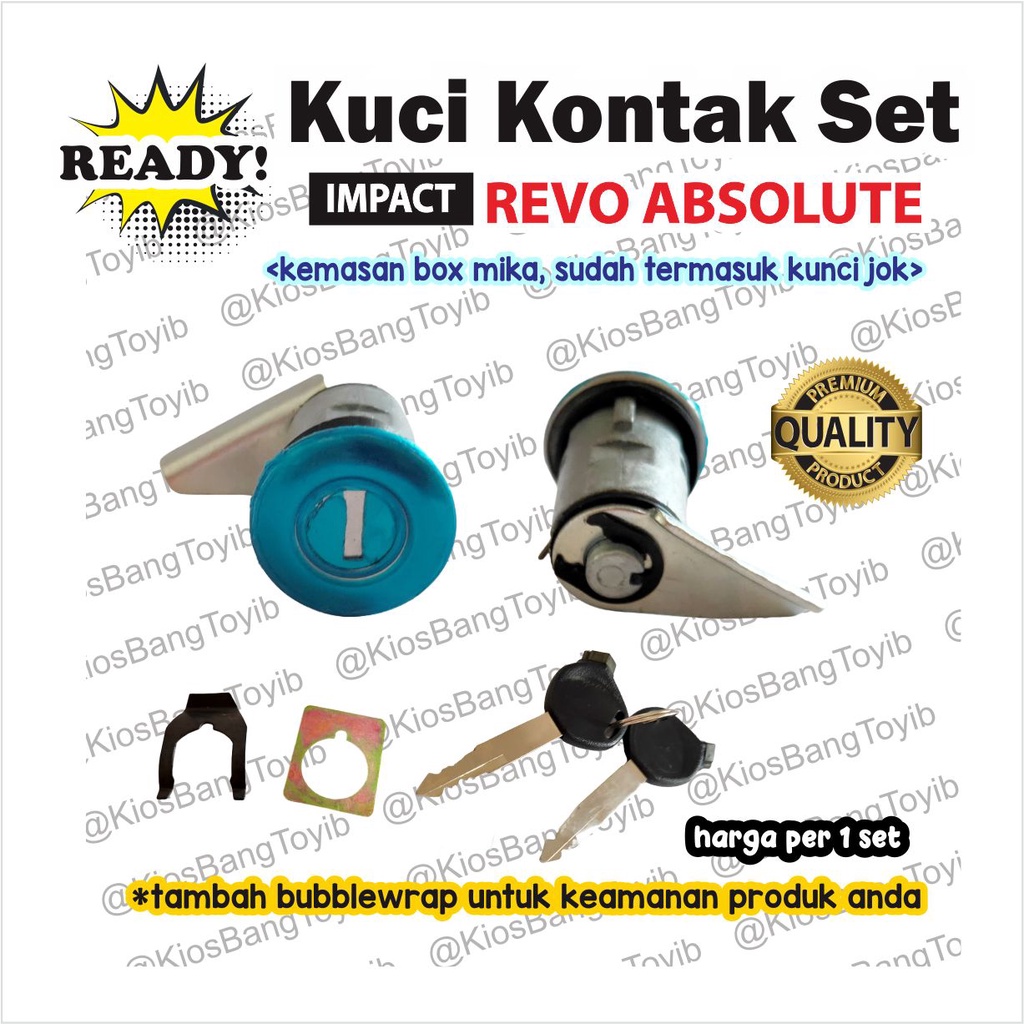 Kunci Kontak Set + Kunci Jok Honda Revo Absolute Abs (IMPACT)