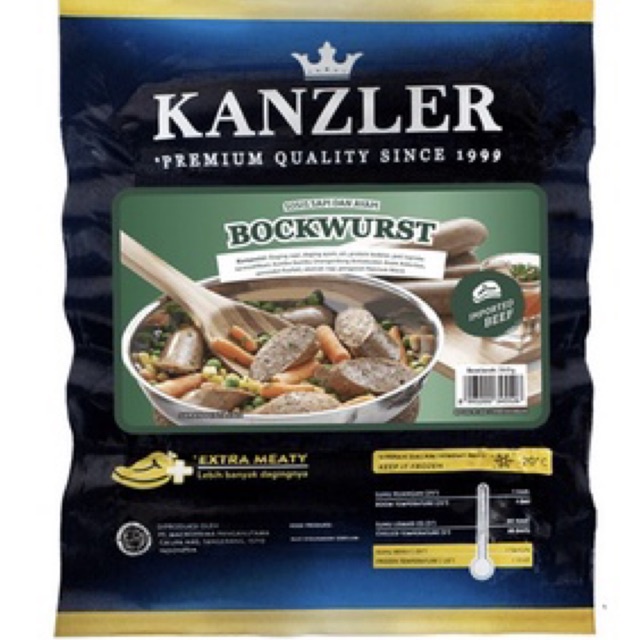 

KANZLER Sosis Bockwurst isi 5pcs