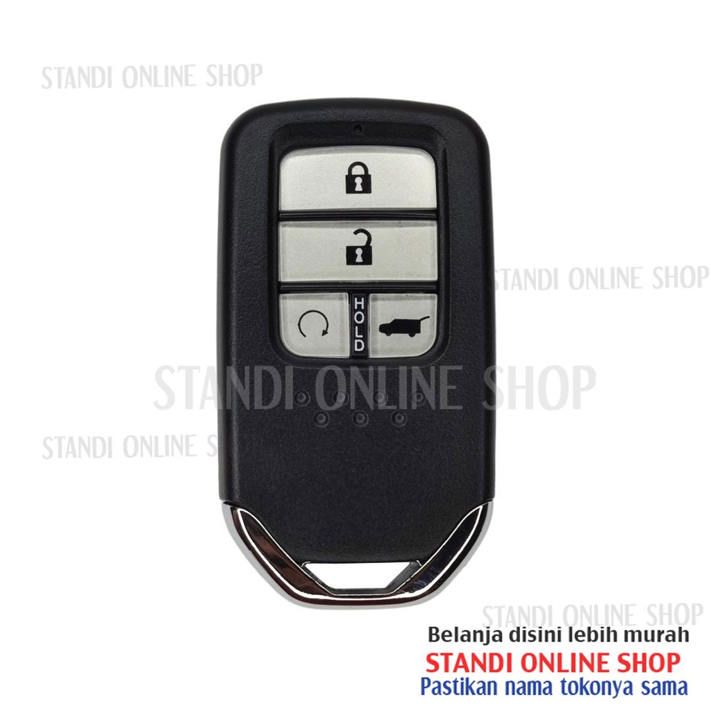 Cassing Remote Case Smartkey Rumah Kunci Honda CRV Turbo Prestige 4 Tombol