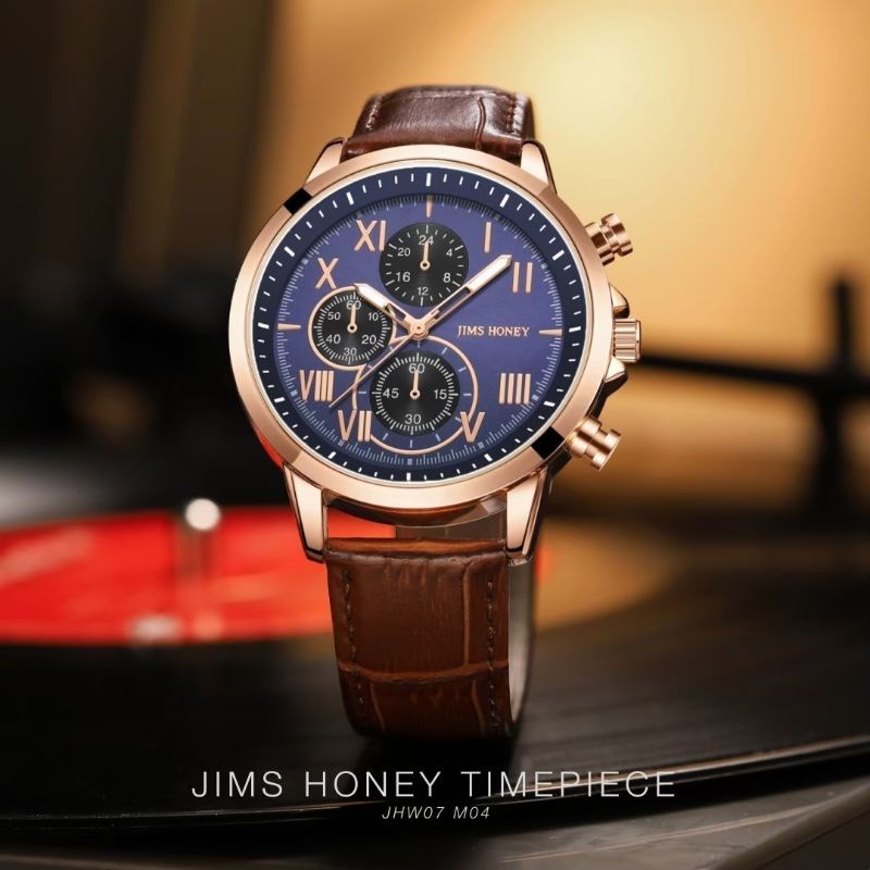 JIMS HONEY JHW 07 JAM TANGAN PRIA ANTI AIR (FREE EXCLUSIVE BOX)