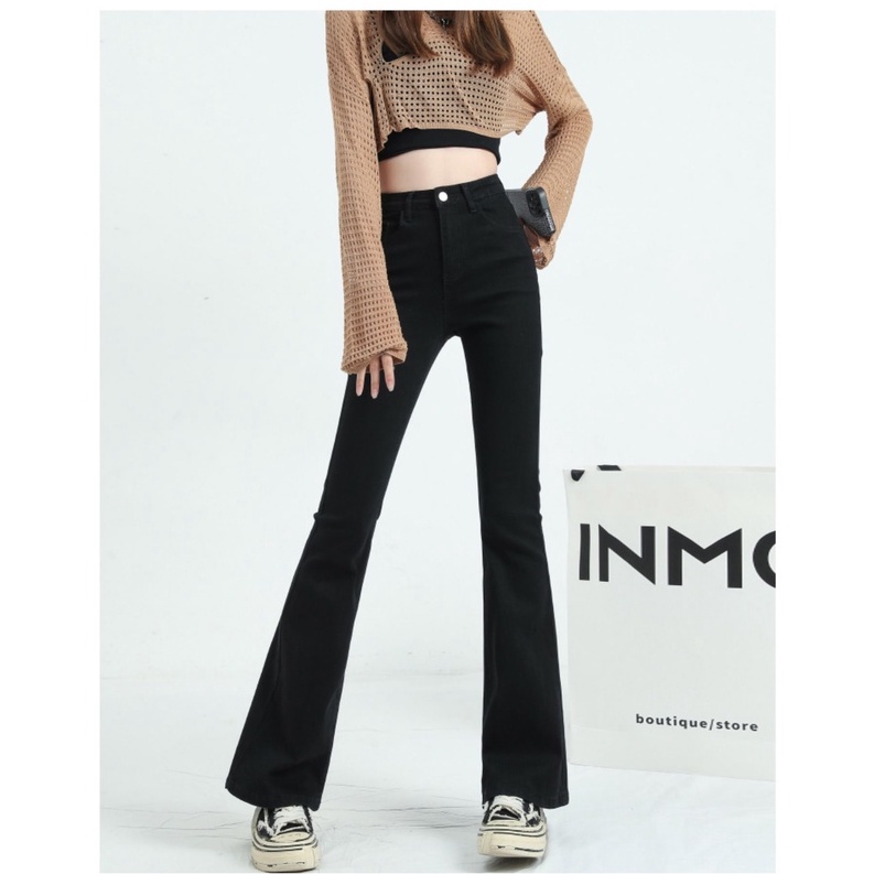 Skinny Cutbray Celana Jeans Wanita Melar Highwaist Jeans Wanita 【THE GOOD SISTERS】