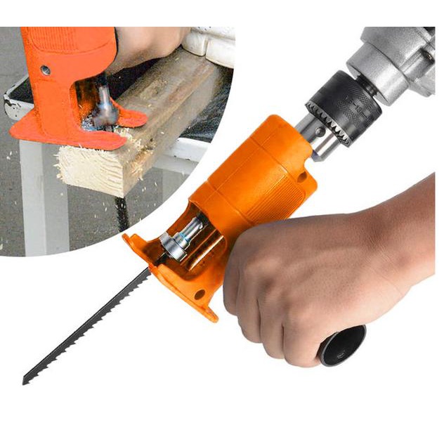 IKURA JAD201 Adaptor JIGSAW ke Mesin Bor Gergaji Kayu reciprocating