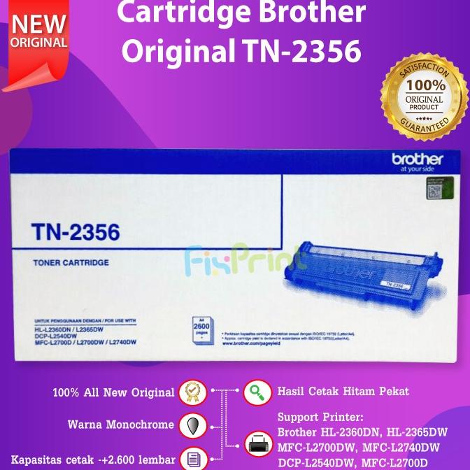 Toner Cartridge Compatible TN-2356 TN2356 Printer Brother MFC-L2740DW