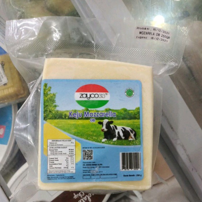 

NEW Keju Mozzarella Zayco 250gram