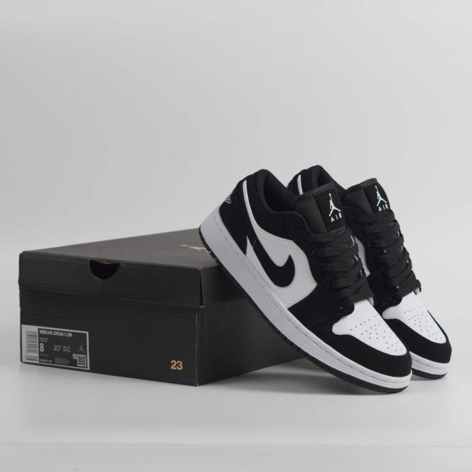 Sepatu Nike Air Jordan 1 Low Black White Atormelzi