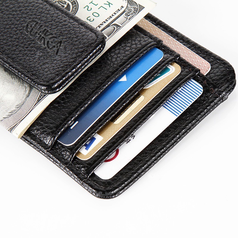 IMPOR ORIGINAL CUIKCA HF888 DOMPET RFID MINIMALIS ANTI RIBET DENGAN PENJEPIT MAGNET