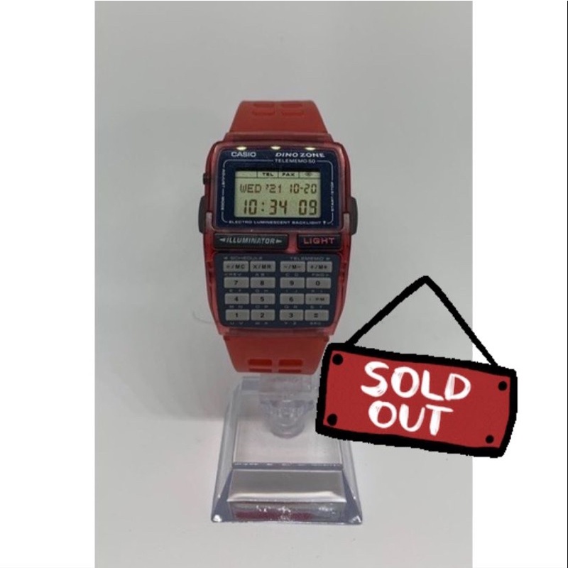 CASIO DINOZONE DBC 30 - RED JELLY