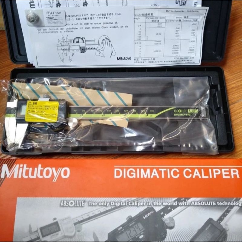 Digital Caliper Mitutoyo Absolote Digimatic Sigmat 6 Inch Japan