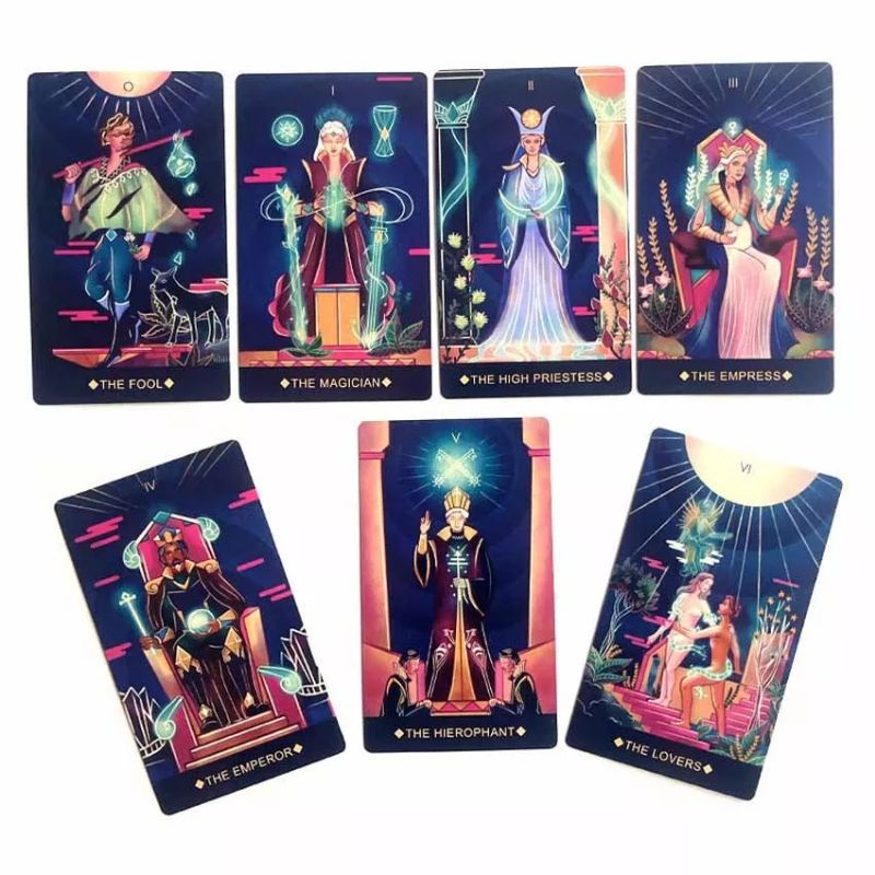 Fantome Tarot 12x7cm include guide paper kotak Hardcase