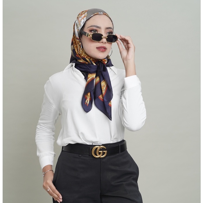 Nathalie Blouse kemeja wanita uniqlo by Vanesha Wear