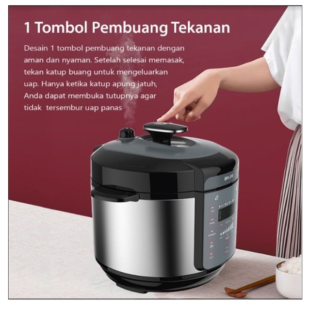 Presto Cooker Elektrik Flife PC05LB By Powered GREE INDONESIA