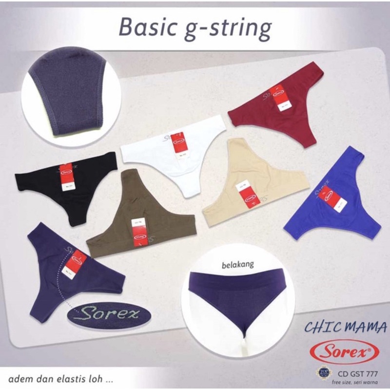 Cd G string | Celana dalam Gstring SOREX 777 freesize
