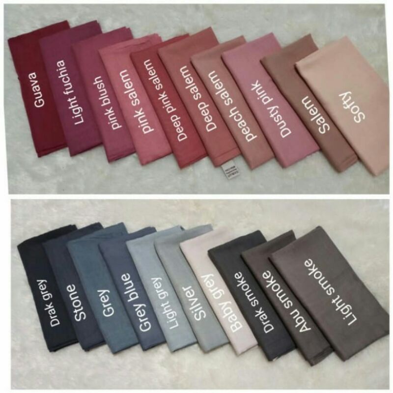 Hijab Basiq Voal paris Segiempat Polos || Kerudung segiempat bahan voal paris