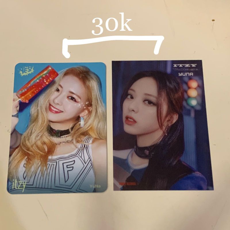 POSTCARD PC OFFICIAL YUNA ITZY ICY YES24 VOLTAGE