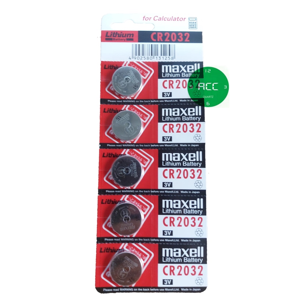 Premium (RRW) Baterai Maxell CR 2032 Distributor Termurah