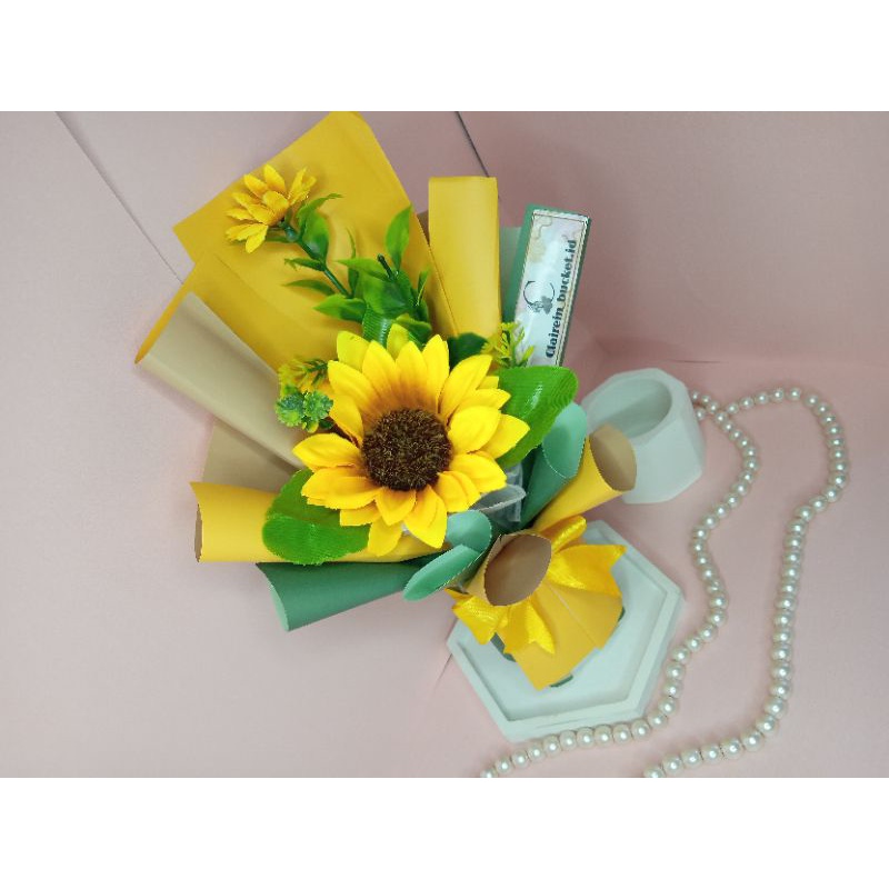 Bucket Bunga matahari - SUN FLOWER BUCKET (MINI)