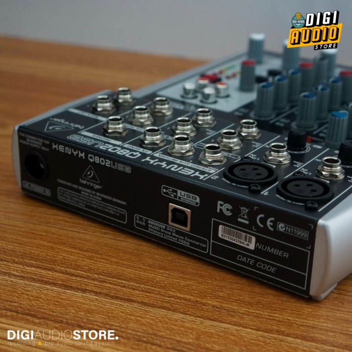 Behringer Xenyx Q802Usb Audio Mixer With Soundcard Usb Audio Interface #Original