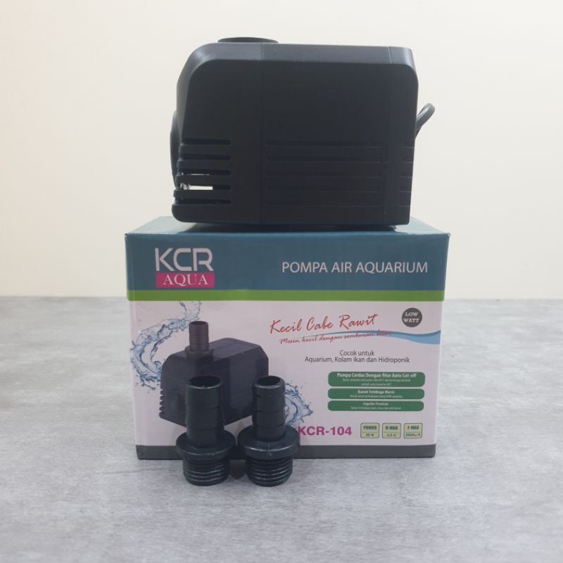 KANDILA POWER HEAD KCR-104 / KCR AQUA 104 2000 L/H FILTER POMPA AIR AQUARIUM KOLAM HIDROPONIK LOW WAT