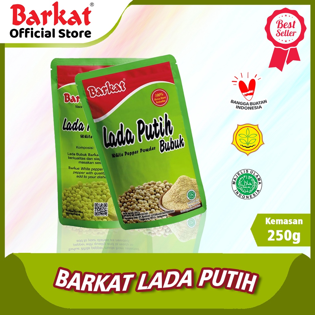 

Barkat Lada Bubuk Original Kualitas Premium Kemasan 250 Gram/ Lada Bubuk Asli Padang Sejak 1939