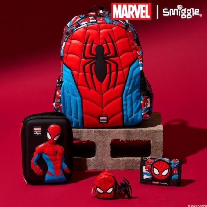 Smiggle Marvel Spiderman Junior Hoodie Backpack