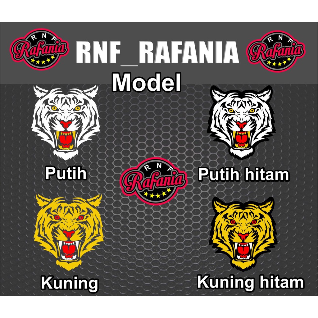 STICKER MACAN HARIMAU CUTTING PART 2