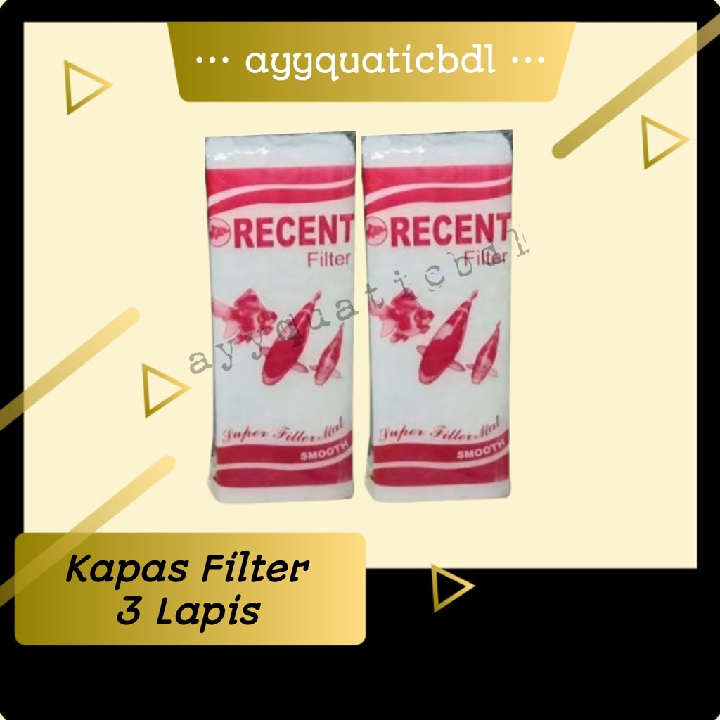 Kapas 3 lapis busa filter aquarium aquascape