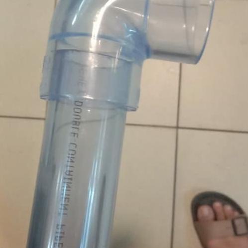Pipa pvc bening / Pipa PVC Transparan / pipa pvc clear 3/4" (inch)