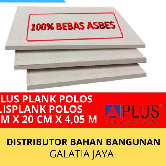 Aplus Plank - Lisplang - Lisplank Polos ukuran 8 mm x 20 cm x 4,05 M