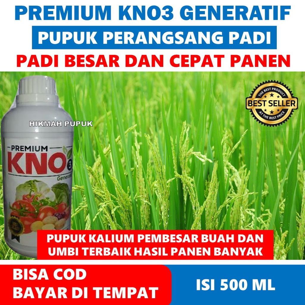 BISA COD Pupuk KNO 3 Premium Pupuk Kalium Cair Pupuk Pelebat Padi - Pupuk Penyubur Anakan Padi Sawah
