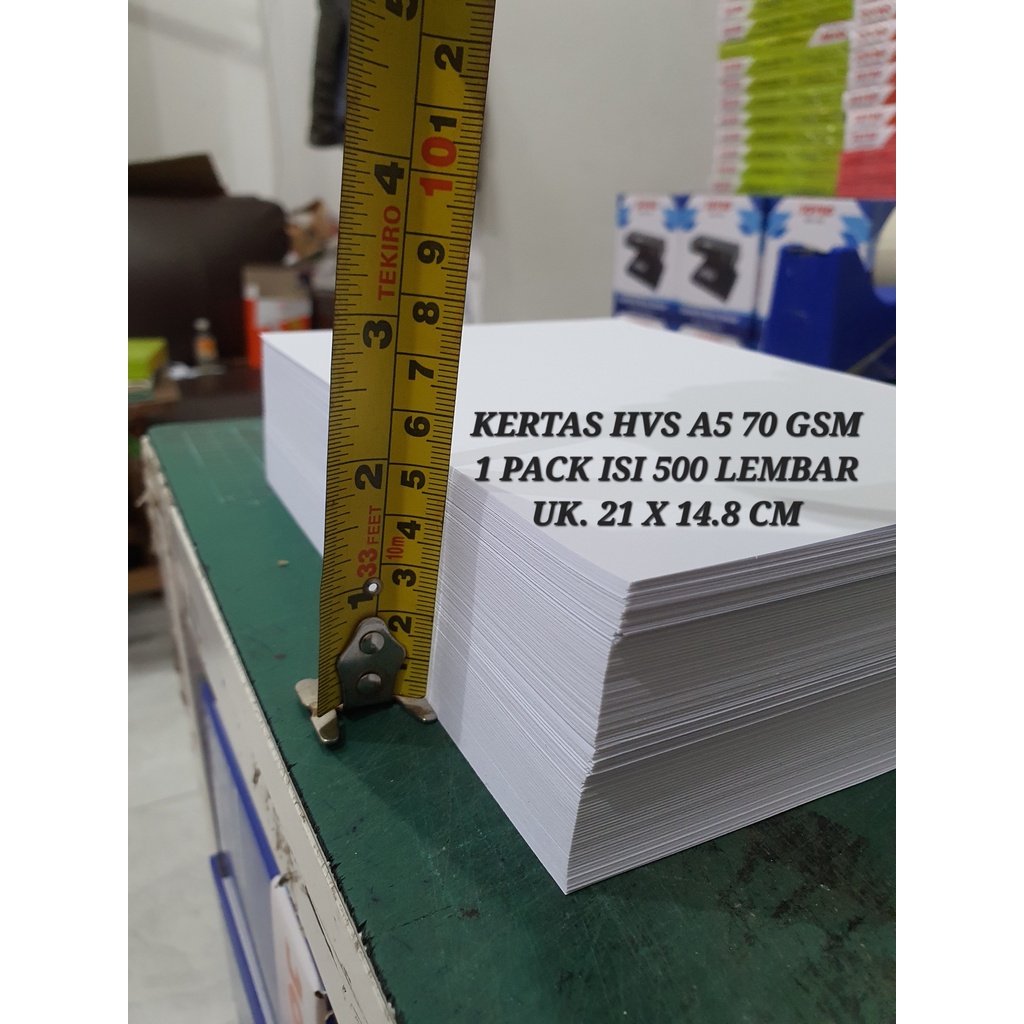 Kertas hvs A5 70gr 70gram 70gsm kertas A5 70 gram putih 500 lembar