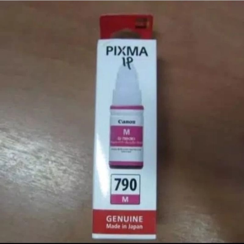 Tinta Canon PIXMA 790 biru kuning merah